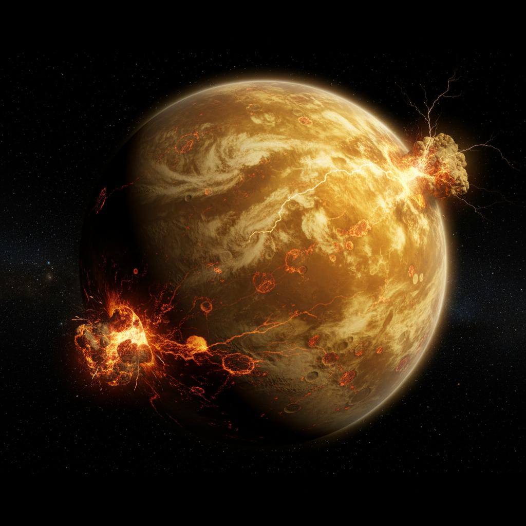 Venus Planet 4K Image - Nano Banana