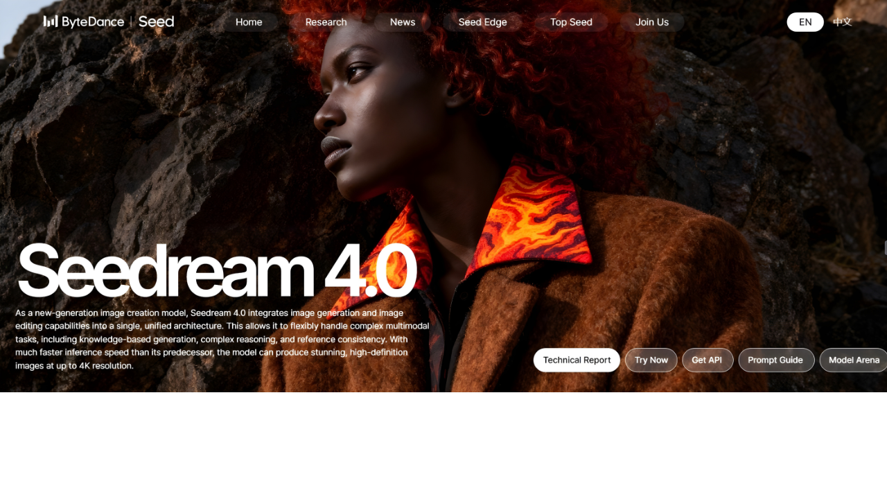 Seedream 4.0 - Official Website Picture